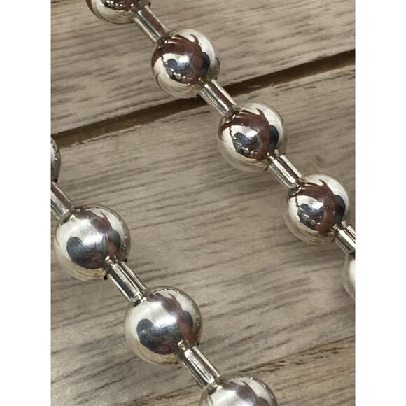 Lagos Sterling Silver 925 Signature Caviar Stretch Bracelet 8mm - Picture 11 of 12